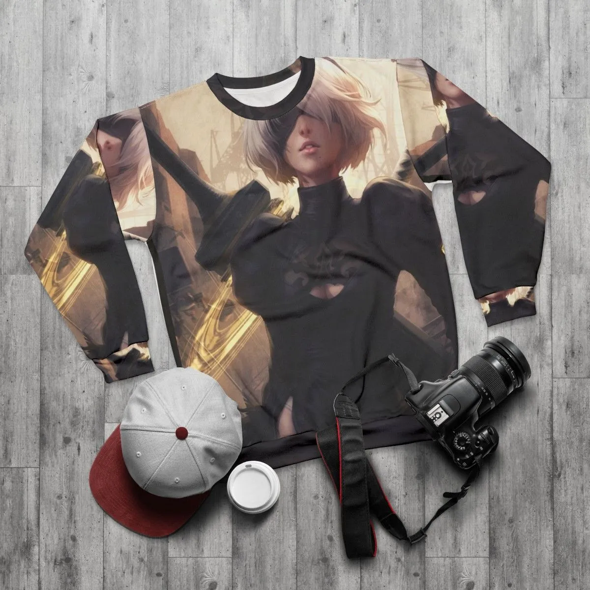 2B Nier Automata Inspired Sweatshirt | Square Enix Anime Apparel