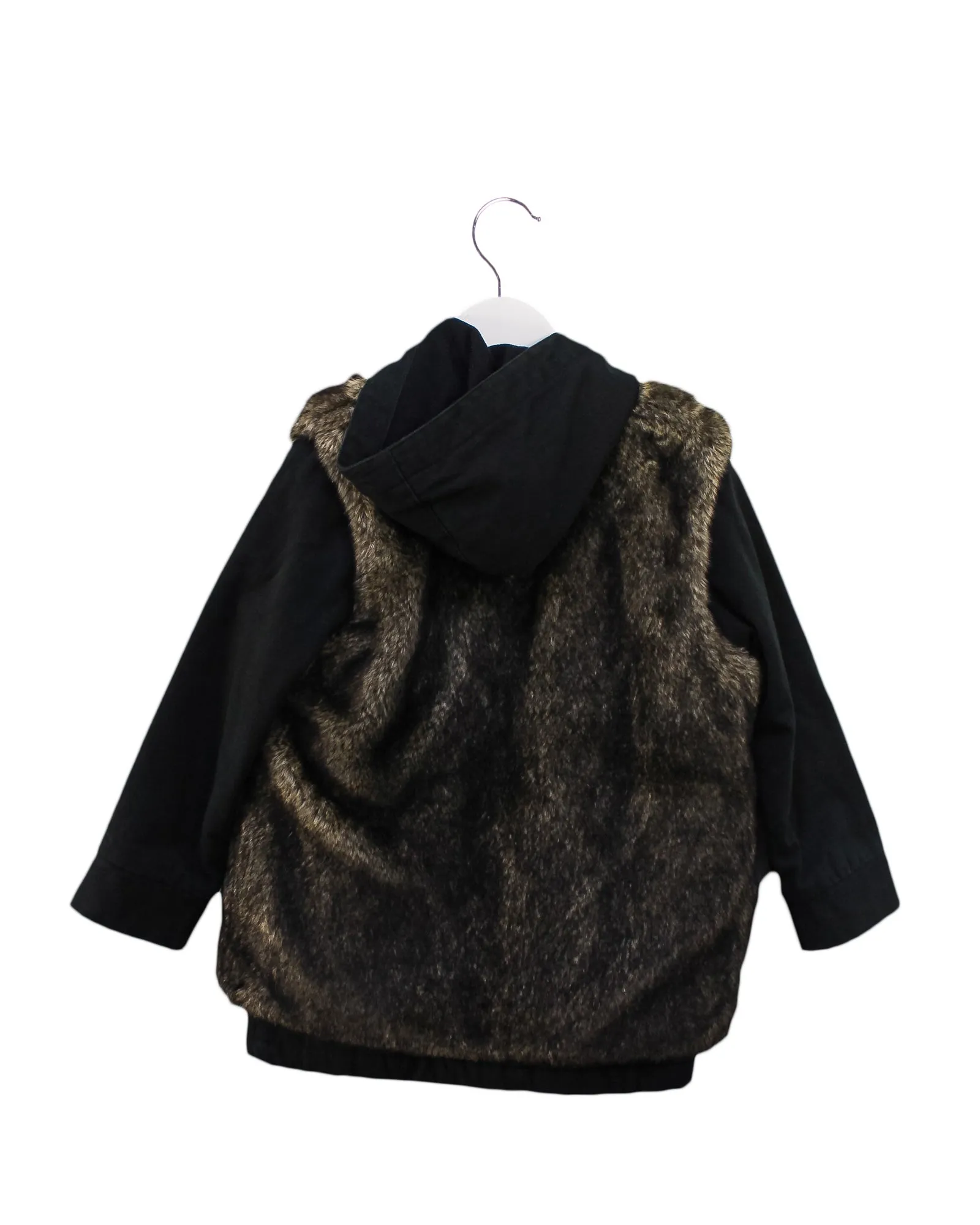 A for Apple Faux Fur Jacket 4T