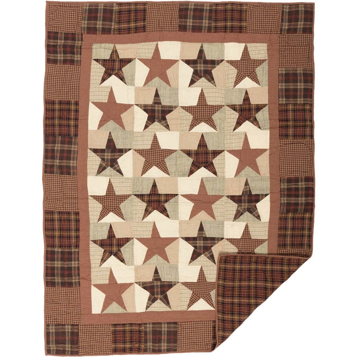 Abilene Star Quilted Throw 70x55