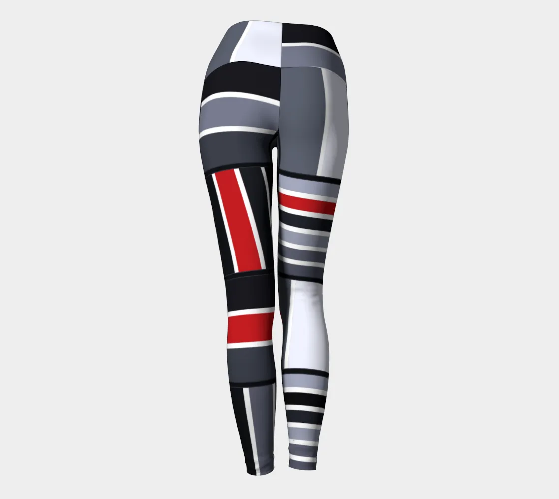 Abstraction of Beauty Yoga Leggings