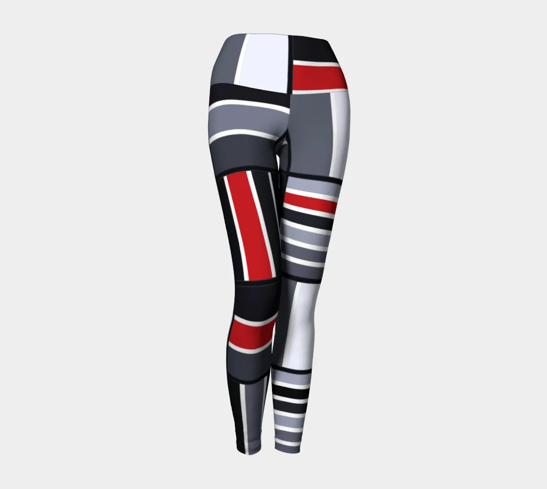 Abstraction of Beauty Yoga Leggings