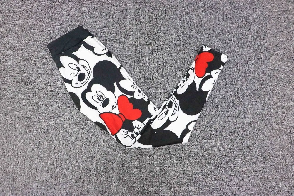 Active Women Minnie Mickey Yoga Gym