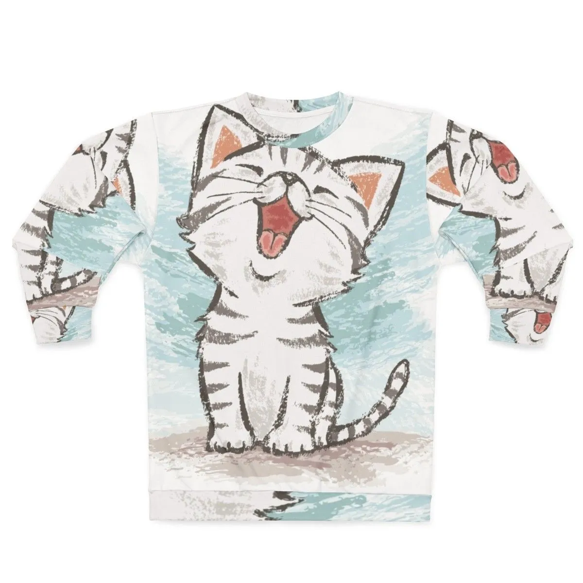 Adorable American Shorthair Cat Sweatshirt - Cute Animal Design