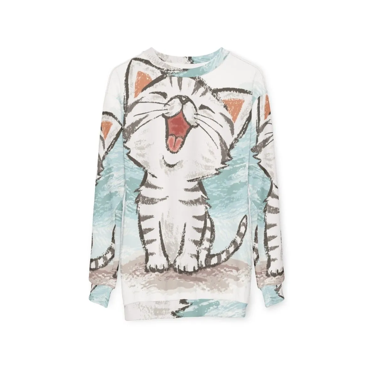 Adorable American Shorthair Cat Sweatshirt - Cute Animal Design