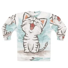 Adorable American Shorthair Cat Sweatshirt - Cute Animal Design