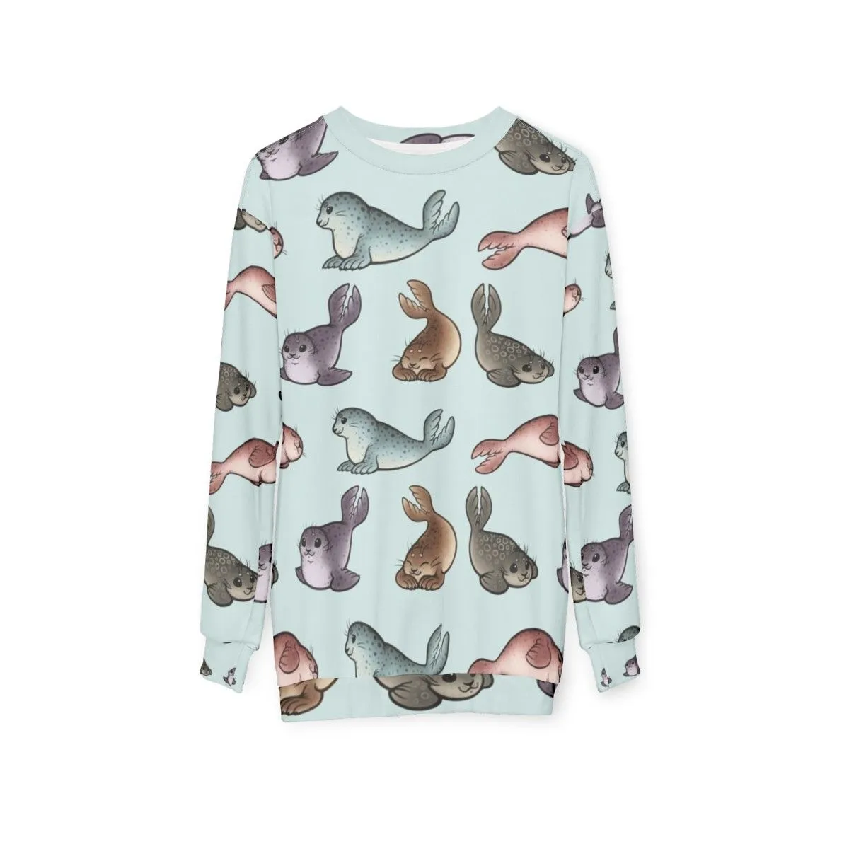 Adorable Little Seals Sweatshirt - Featuring Cute Harbor & Spotted Seals