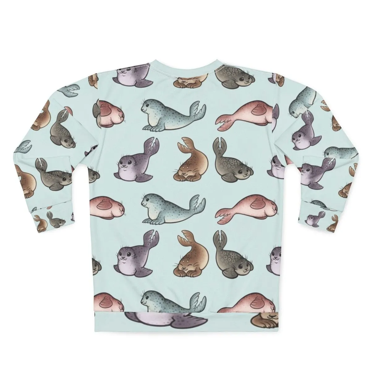 Adorable Little Seals Sweatshirt - Featuring Cute Harbor & Spotted Seals