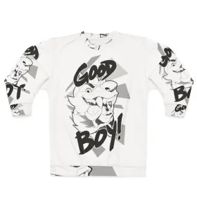 Adorable "Good Boy" Anthropomorphic Dog Graphic Sweatshirt