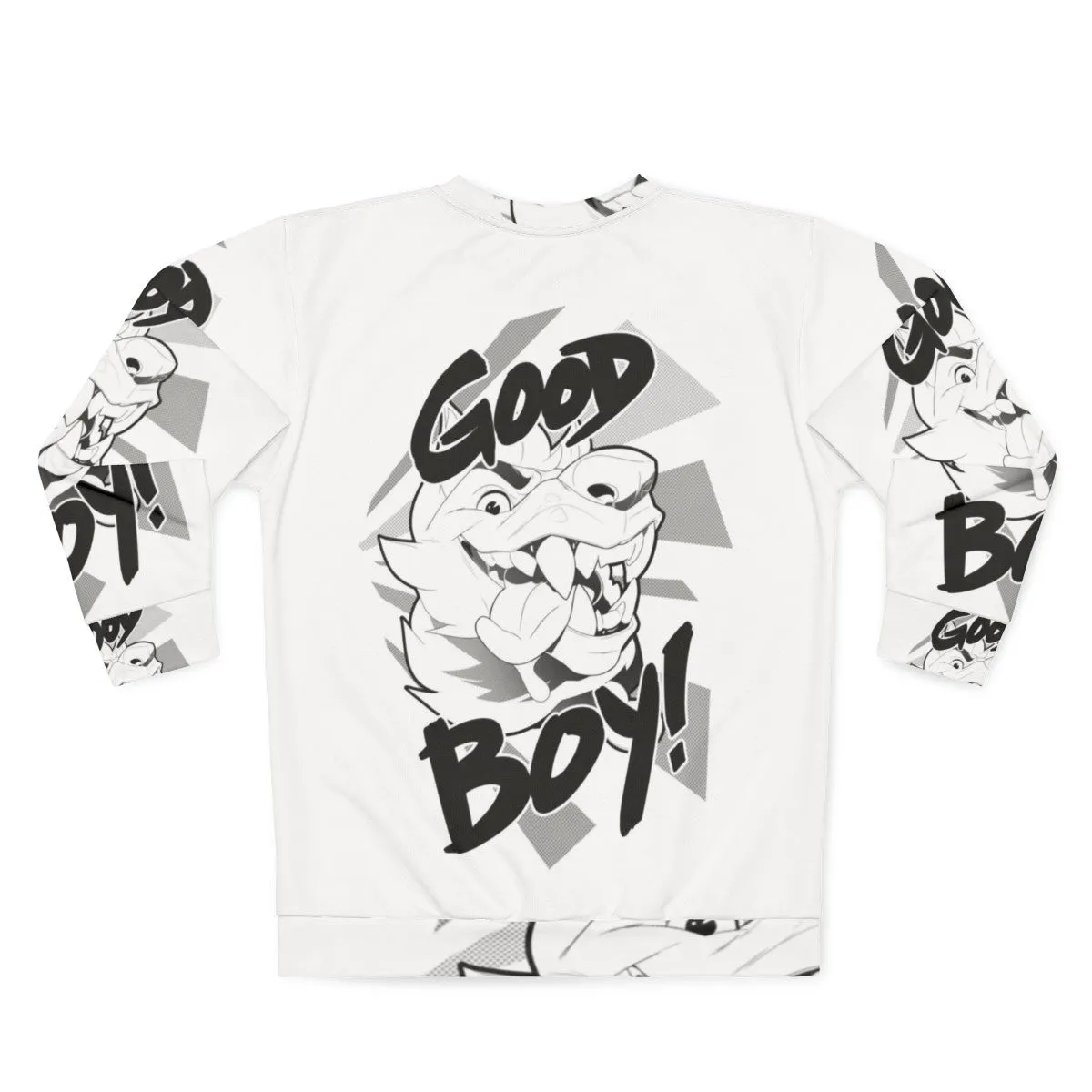 Adorable "Good Boy" Anthropomorphic Dog Graphic Sweatshirt