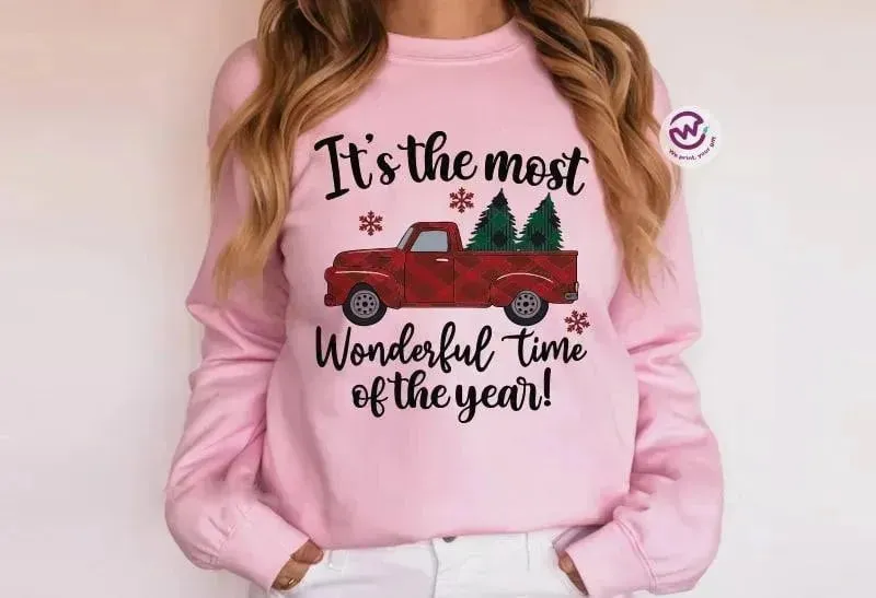 Adult Customized Hoodie - Christmas -Pink