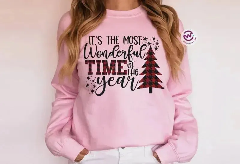 Adult Customized Hoodie - Christmas -Pink