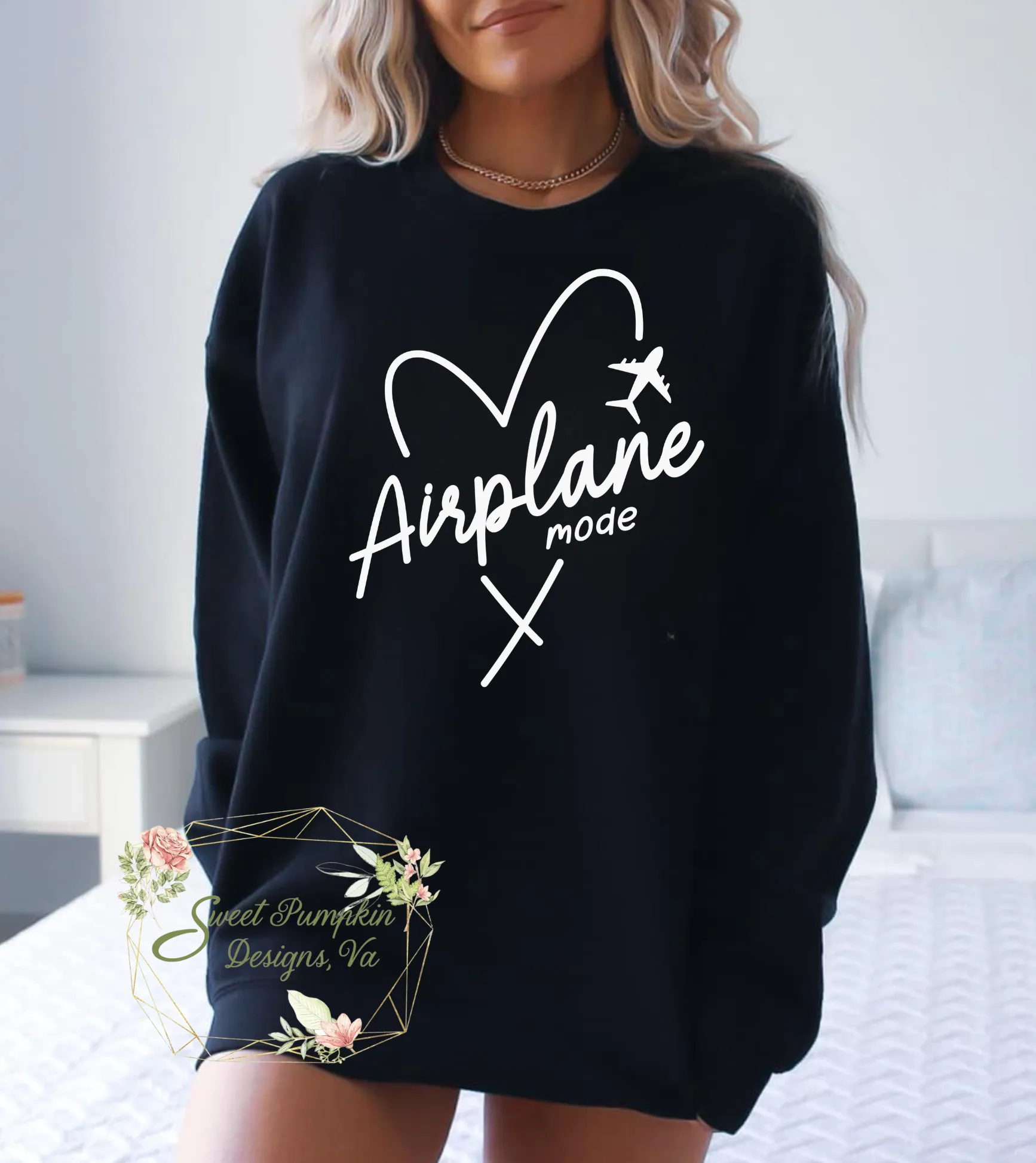 Airplane Mode Crewneck Sweatshirt