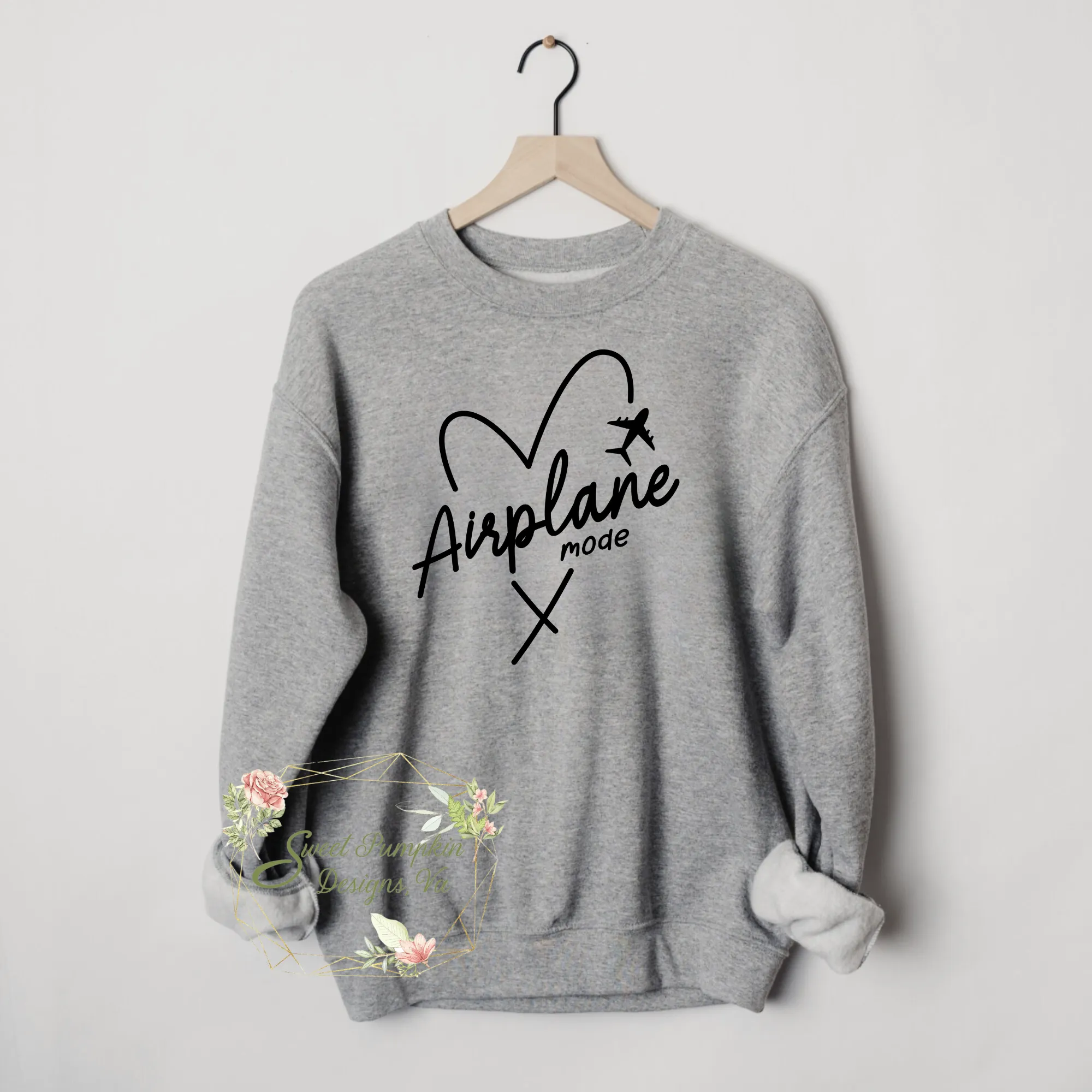 Airplane Mode Crewneck Sweatshirt