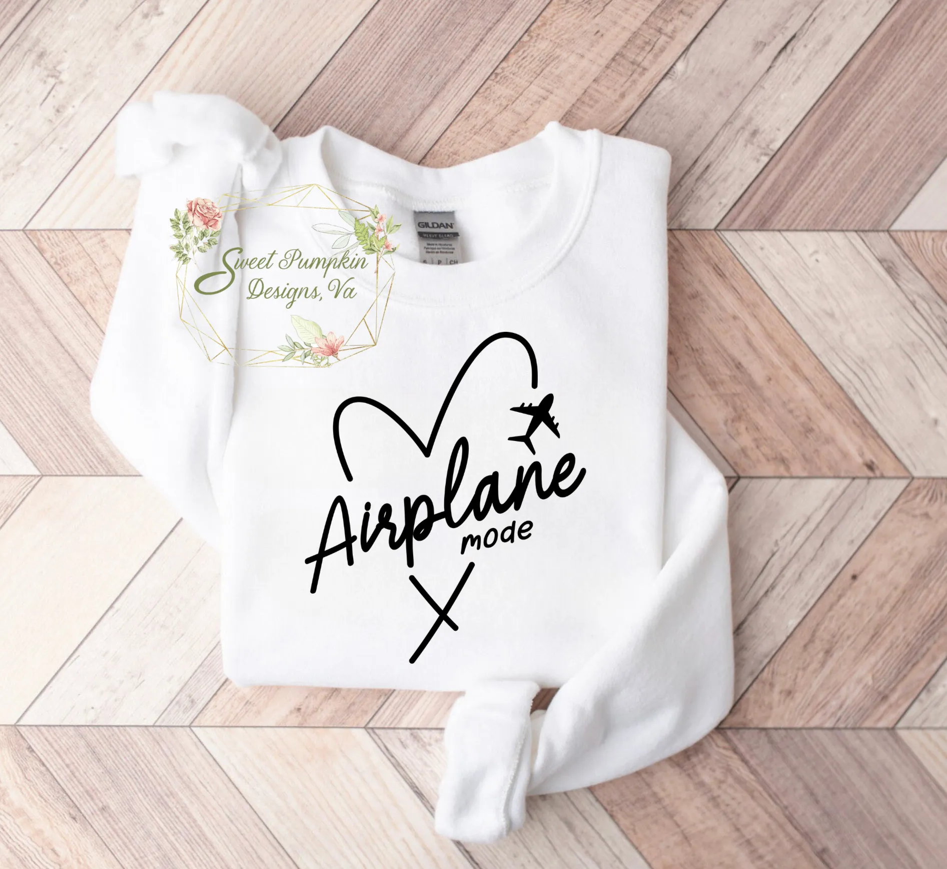 Airplane Mode Crewneck Sweatshirt