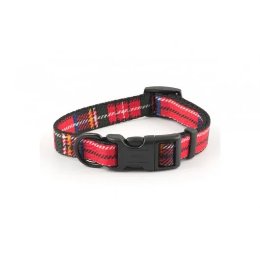 Ancol Adjustable Collar Tartan