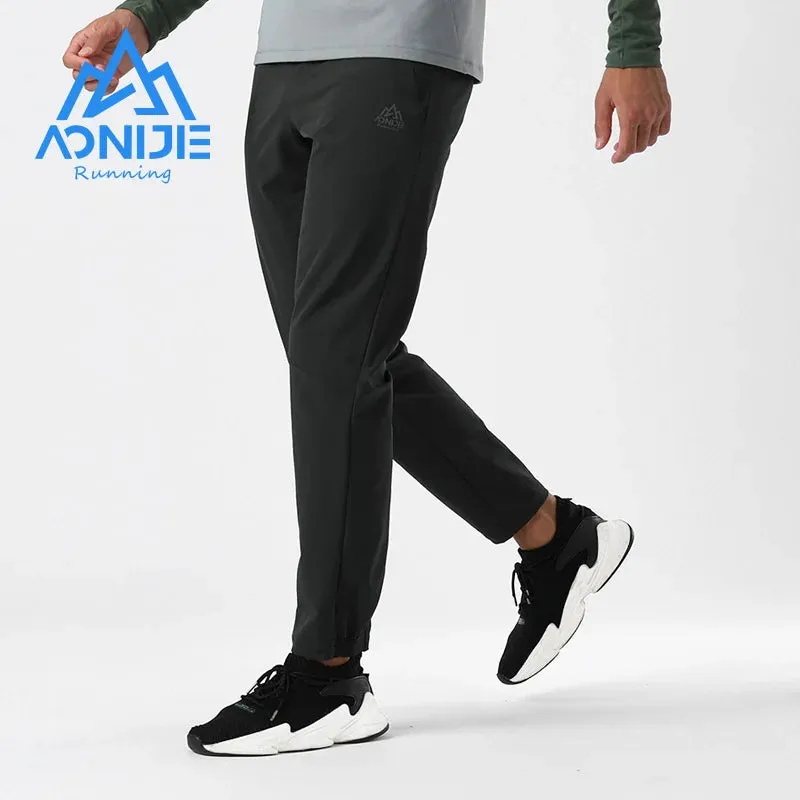 AONIJIE FM5145 Men’s Winter Sports Sweatpants with Elastic Waistband | Thickened Running Trousers