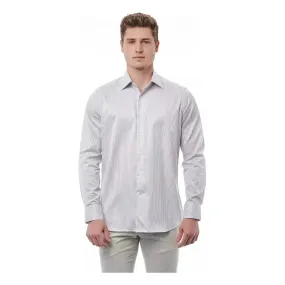 Bagutta White Cotton Men Shirt