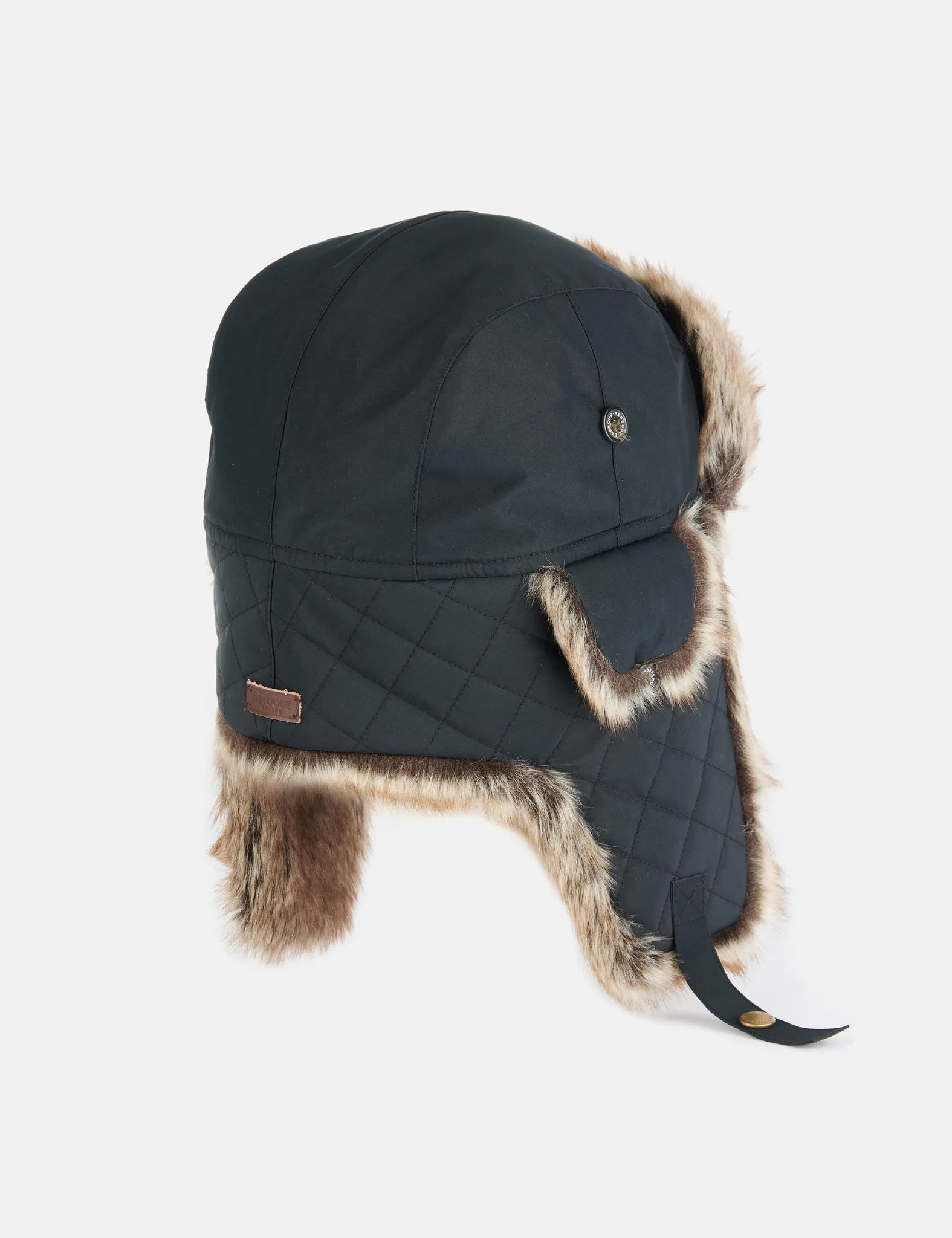 Barbour Cleadon Trapper Hat - Black