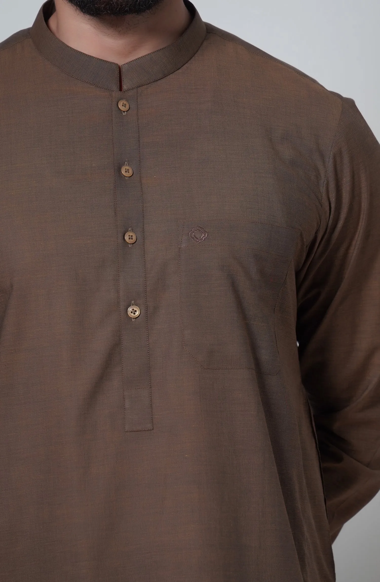 Basic Band Collar Shalwar Suit