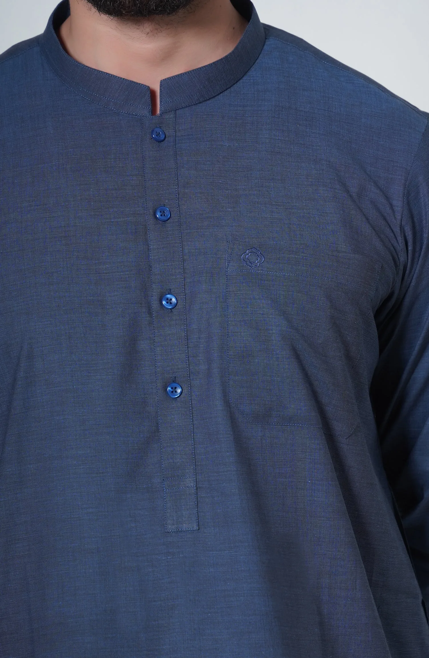 Basic Band Collar Shalwar Suit