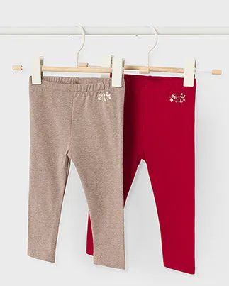 Basic Leggings - Red