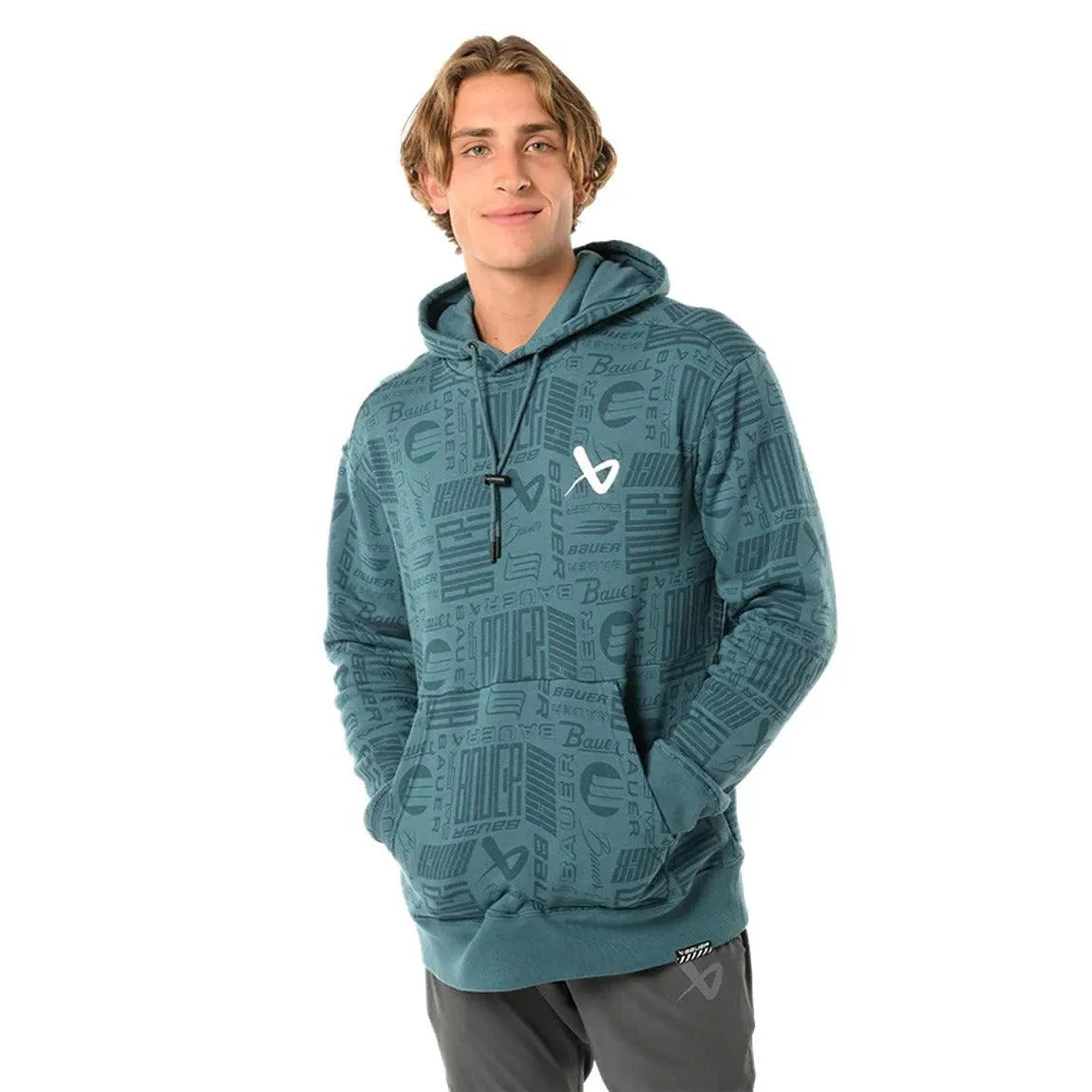 Bauer Logo Repeat Hoodie - Senior