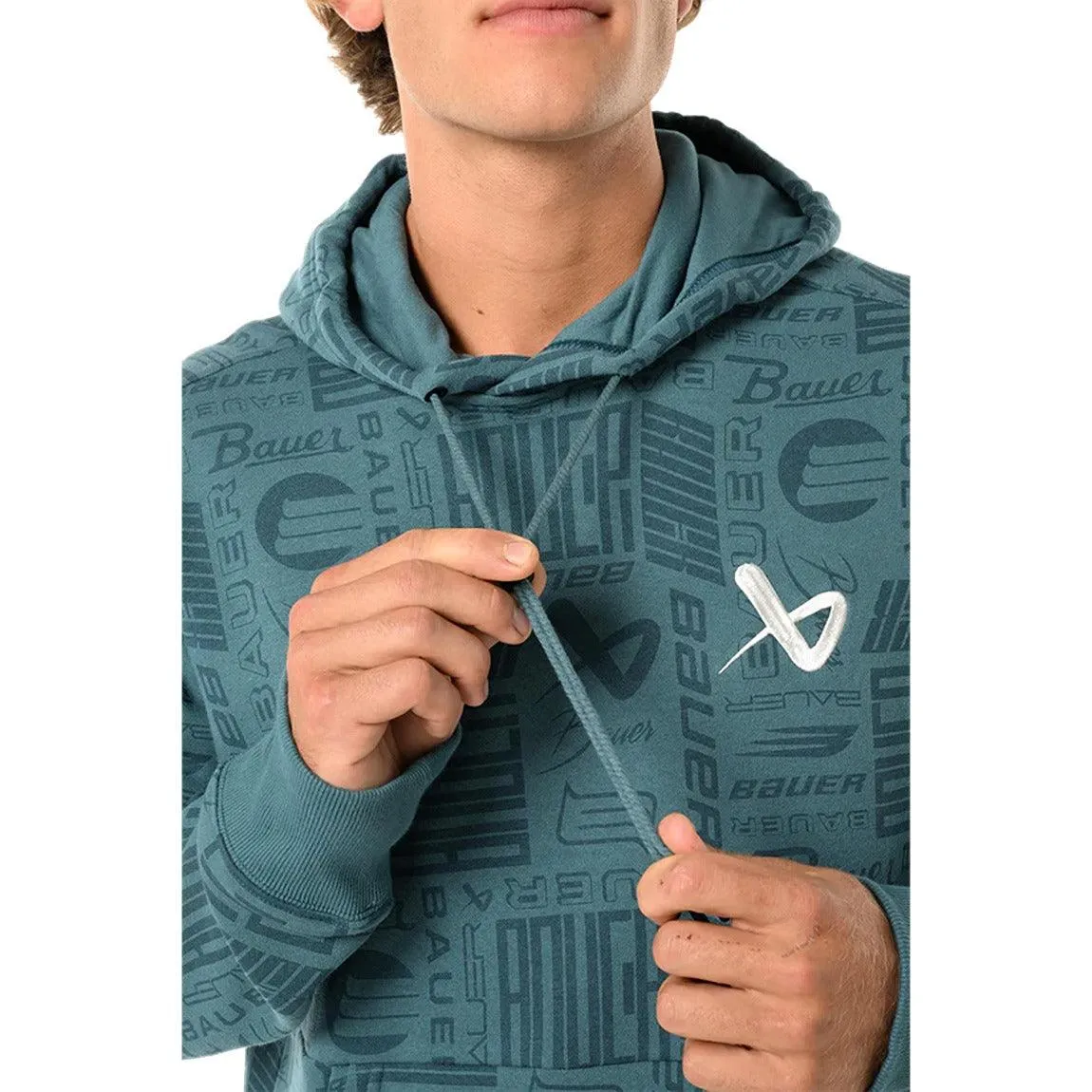 Bauer Logo Repeat Hoodie - Senior