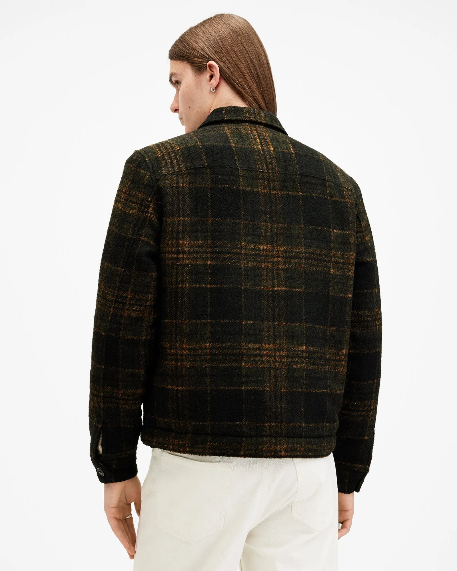 Bauhaus Checked Sherpa Lined Jacket