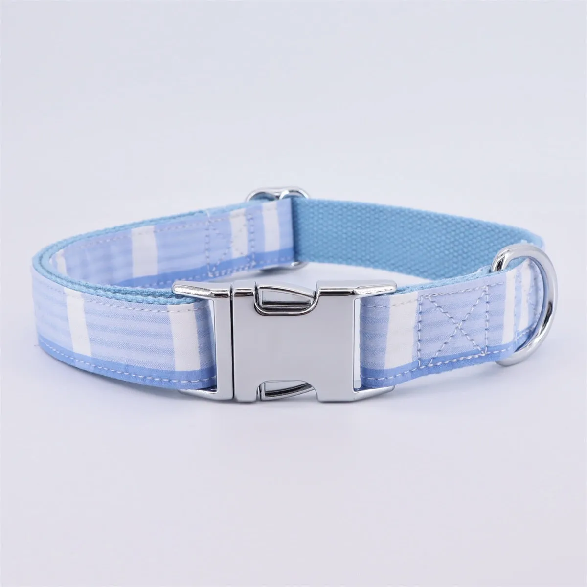 Blues And Skies: Personalized Collars And Leashes