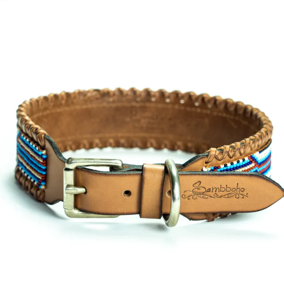 Bohemian Braided Leather Collar