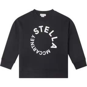 Boys Black Logo Sweatshirt