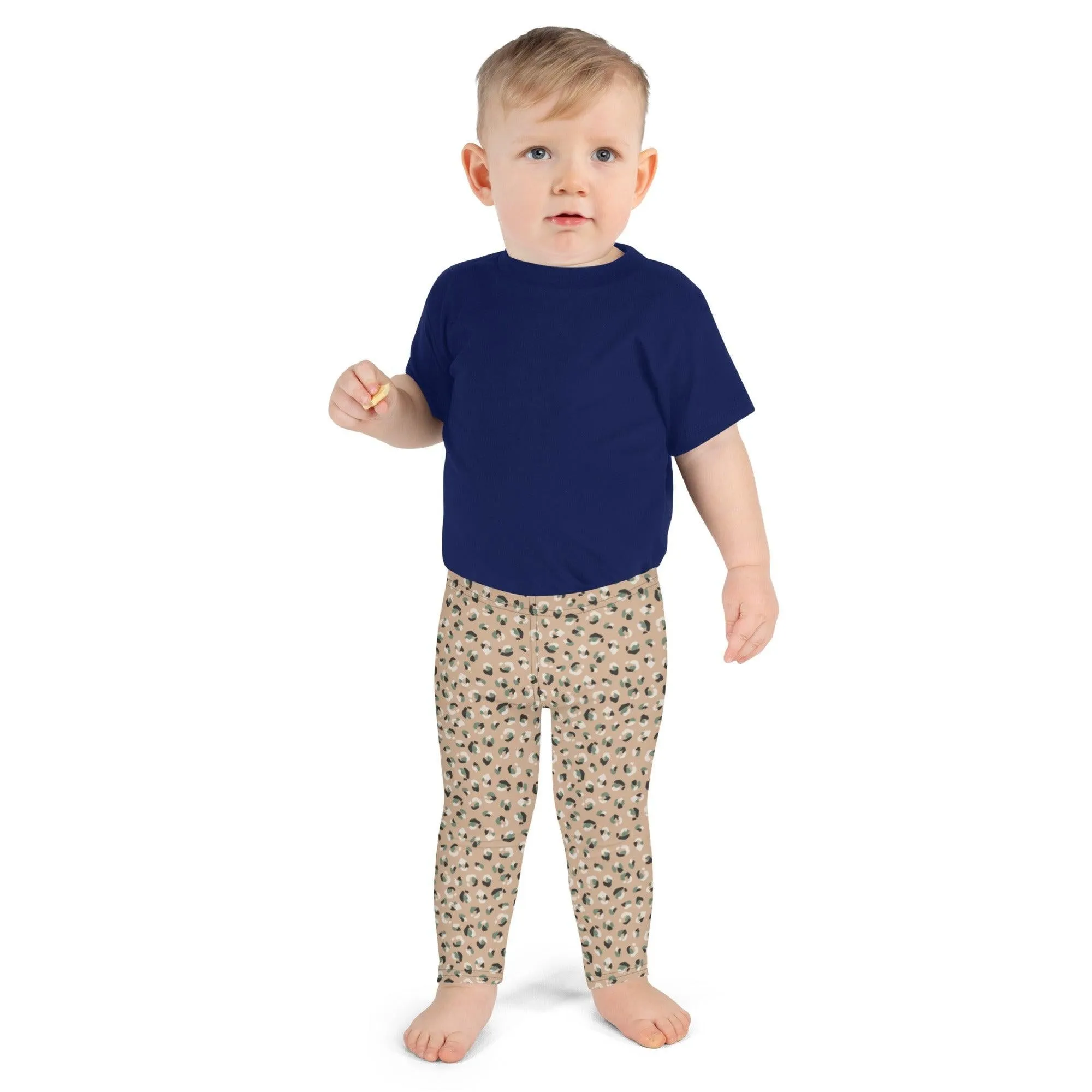 Brown Jungle Adventure Kid's Leggings