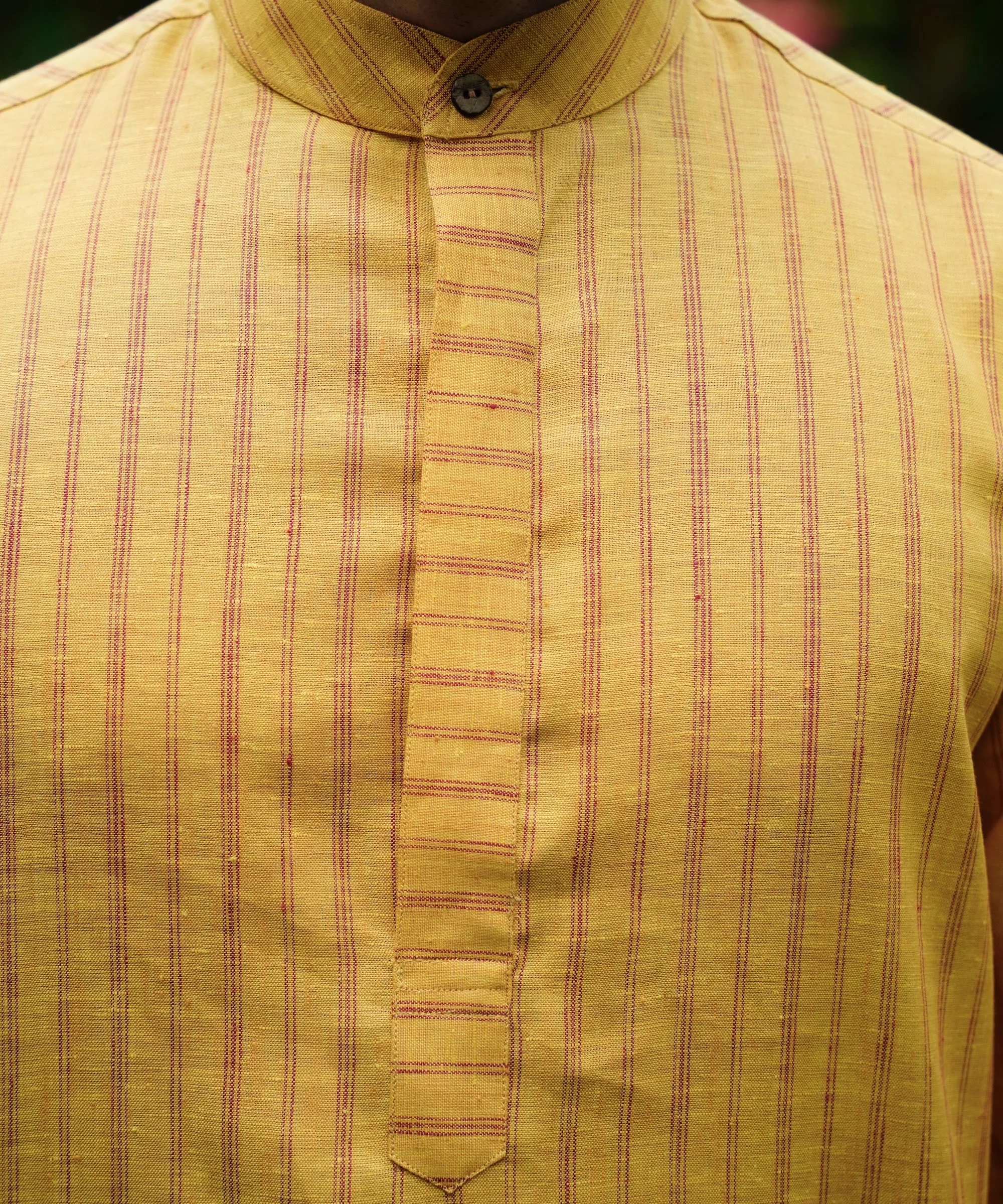 Canary Linen Kurta