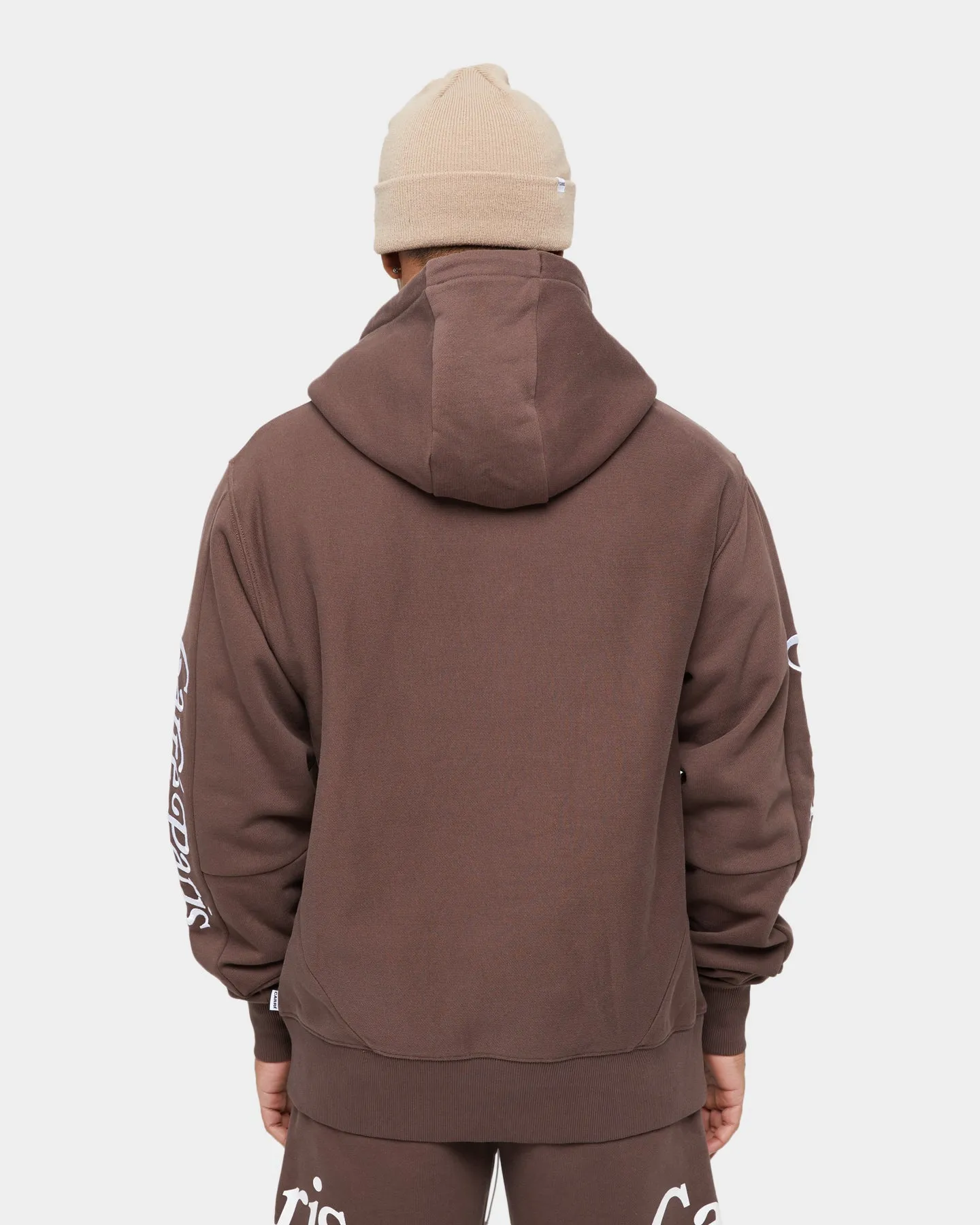 Carre Volle Hoodie Dark Brown