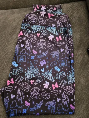 *Charlies Project Disneyland Ride Symble Leggings