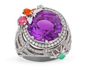 Chaumet Retro Amethyst Ring, 2.00 Carats