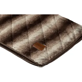 Collared Creatures - Luxury Faux-Fur Brown Dog Blanket - Sofa Throw