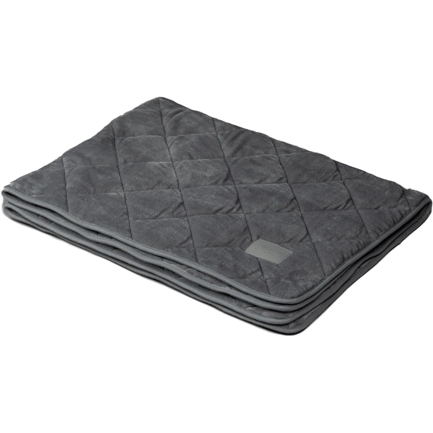 Collared Creatures - Luxury Quilted Grey Pet Blanket