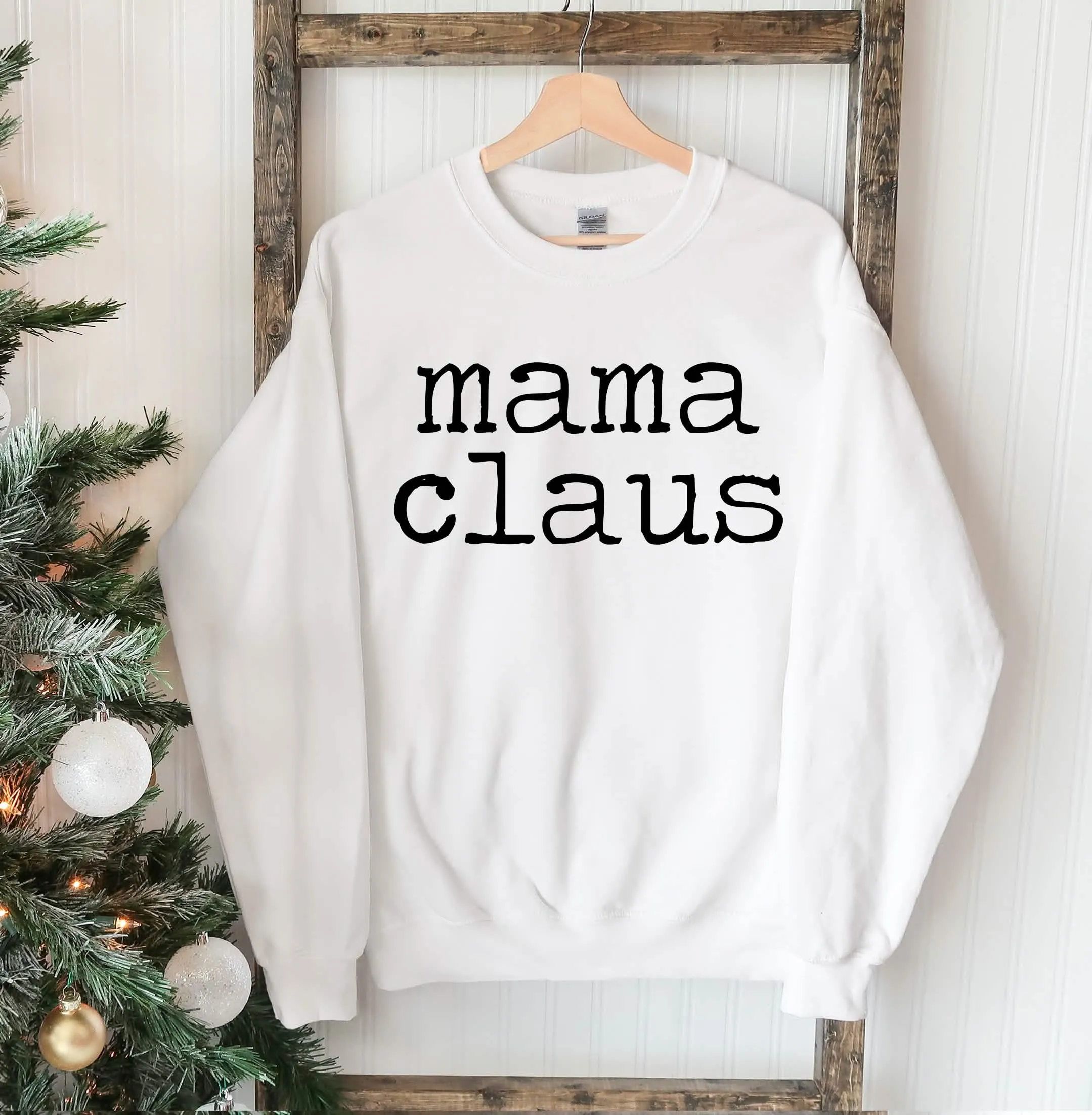 Cozy Mama Claus Holiday Sweatshirt