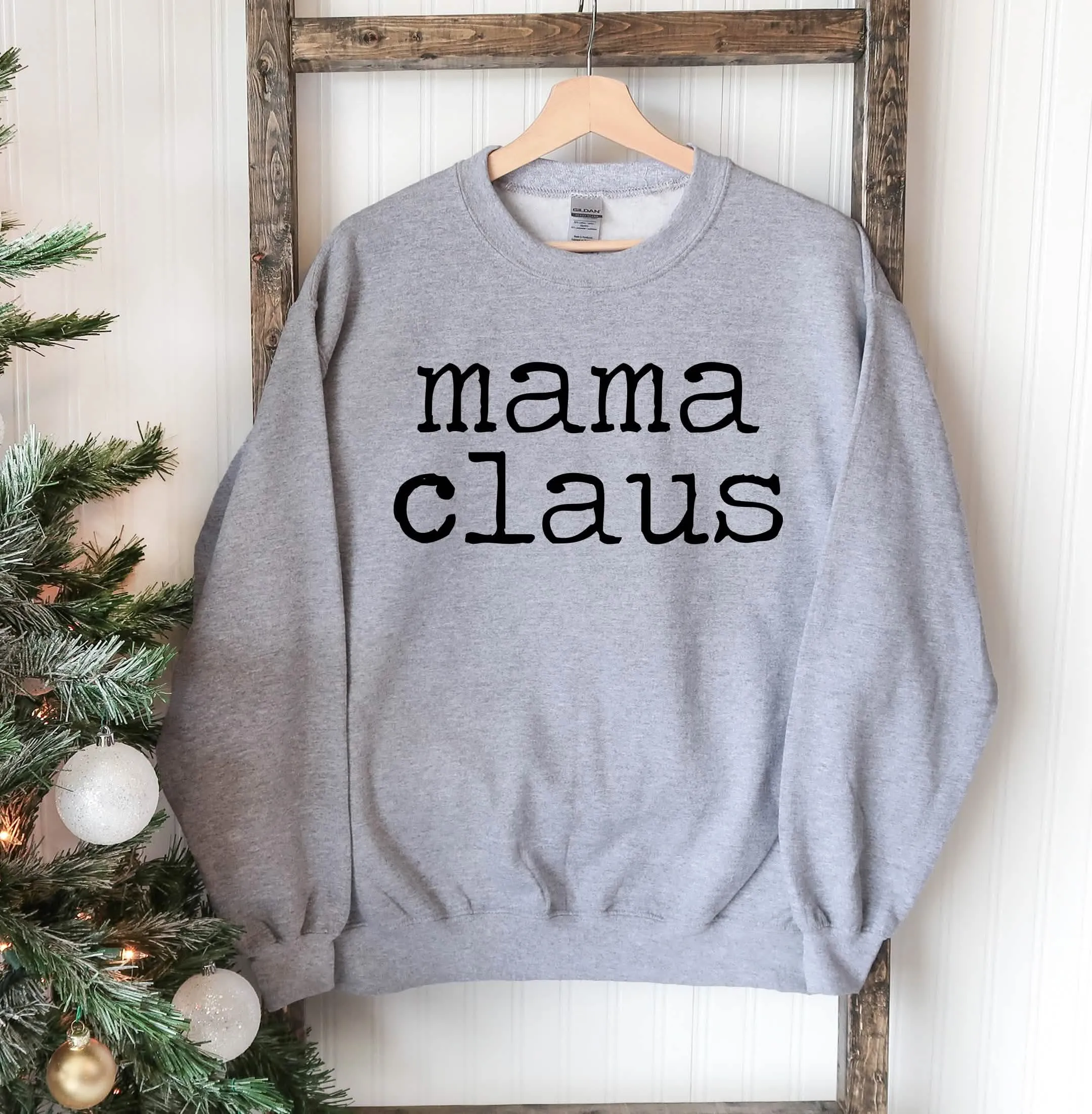 Cozy Mama Claus Holiday Sweatshirt