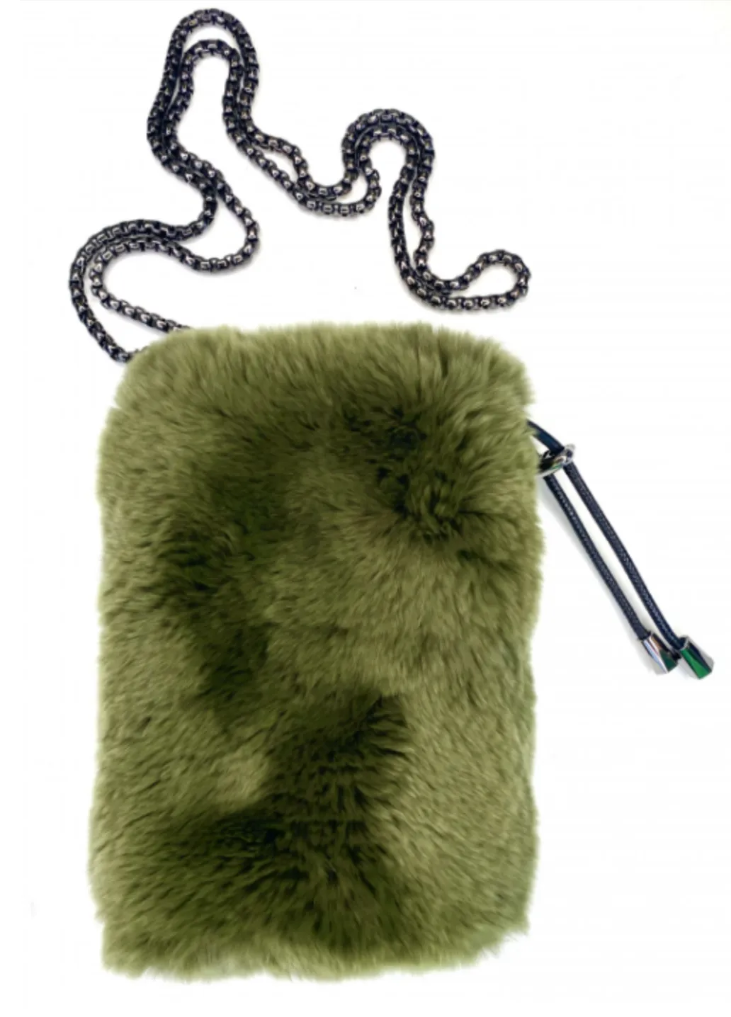 Cross Body Bag, Rex Rabbit Fur - Linda Richards - Style BG958