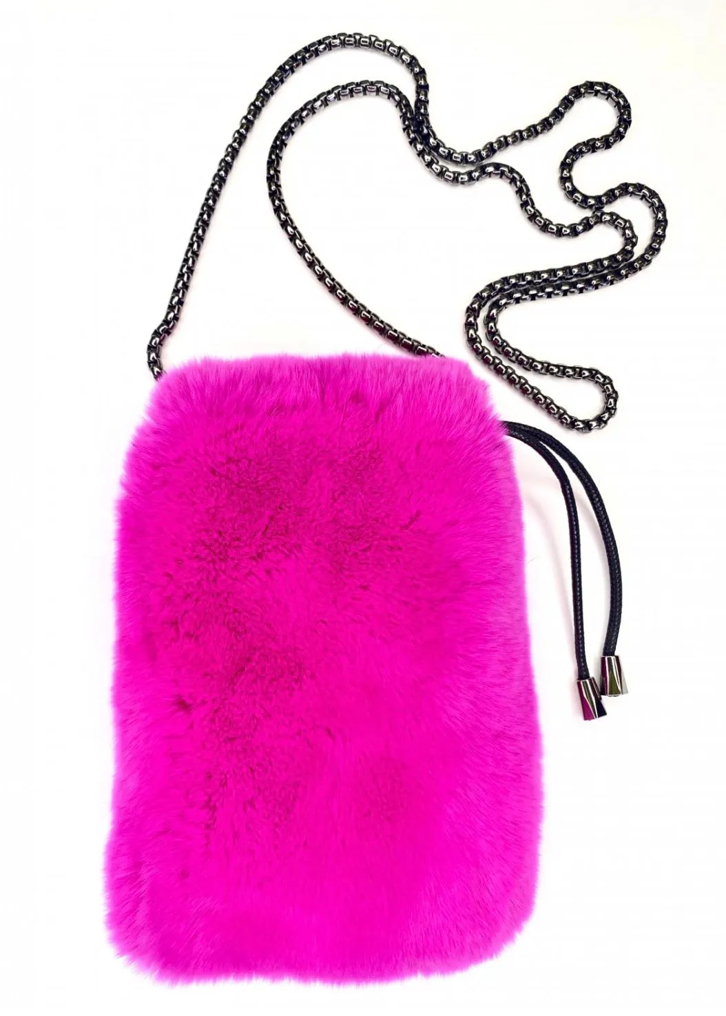 Cross Body Bag, Rex Rabbit Fur - Linda Richards - Style BG958