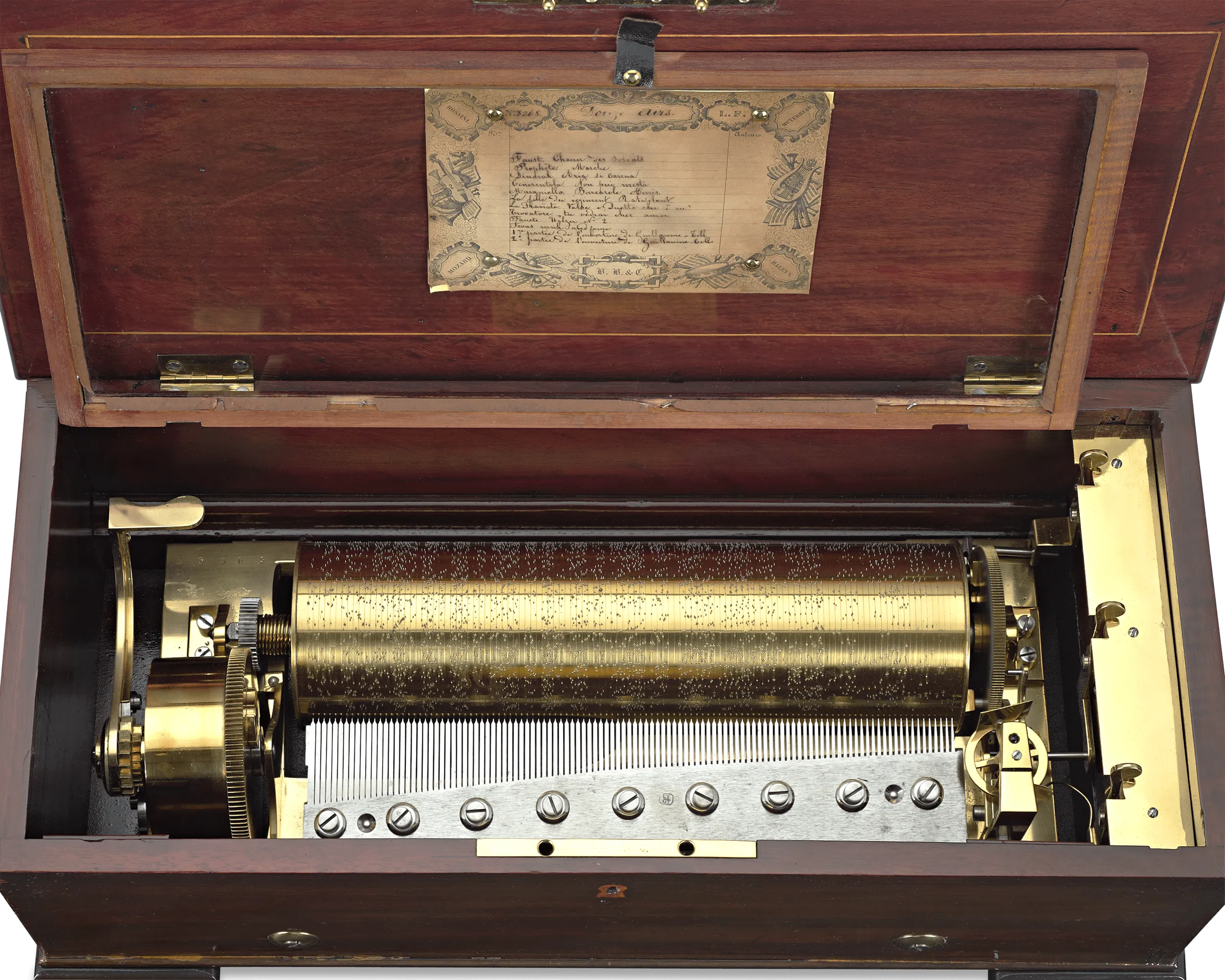 Cylinder Music Box by Le Coultre Freres