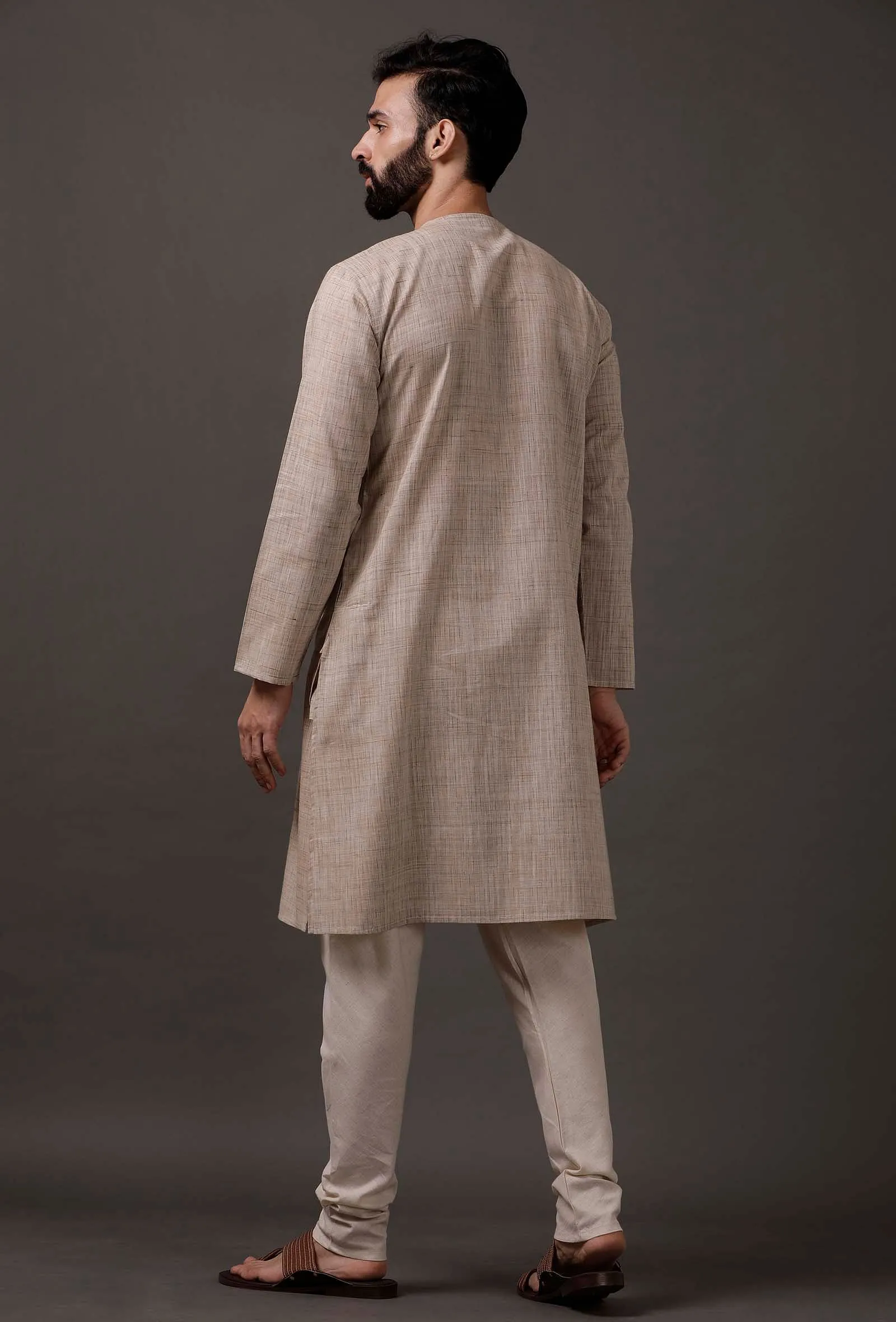 Dark Beige kurta