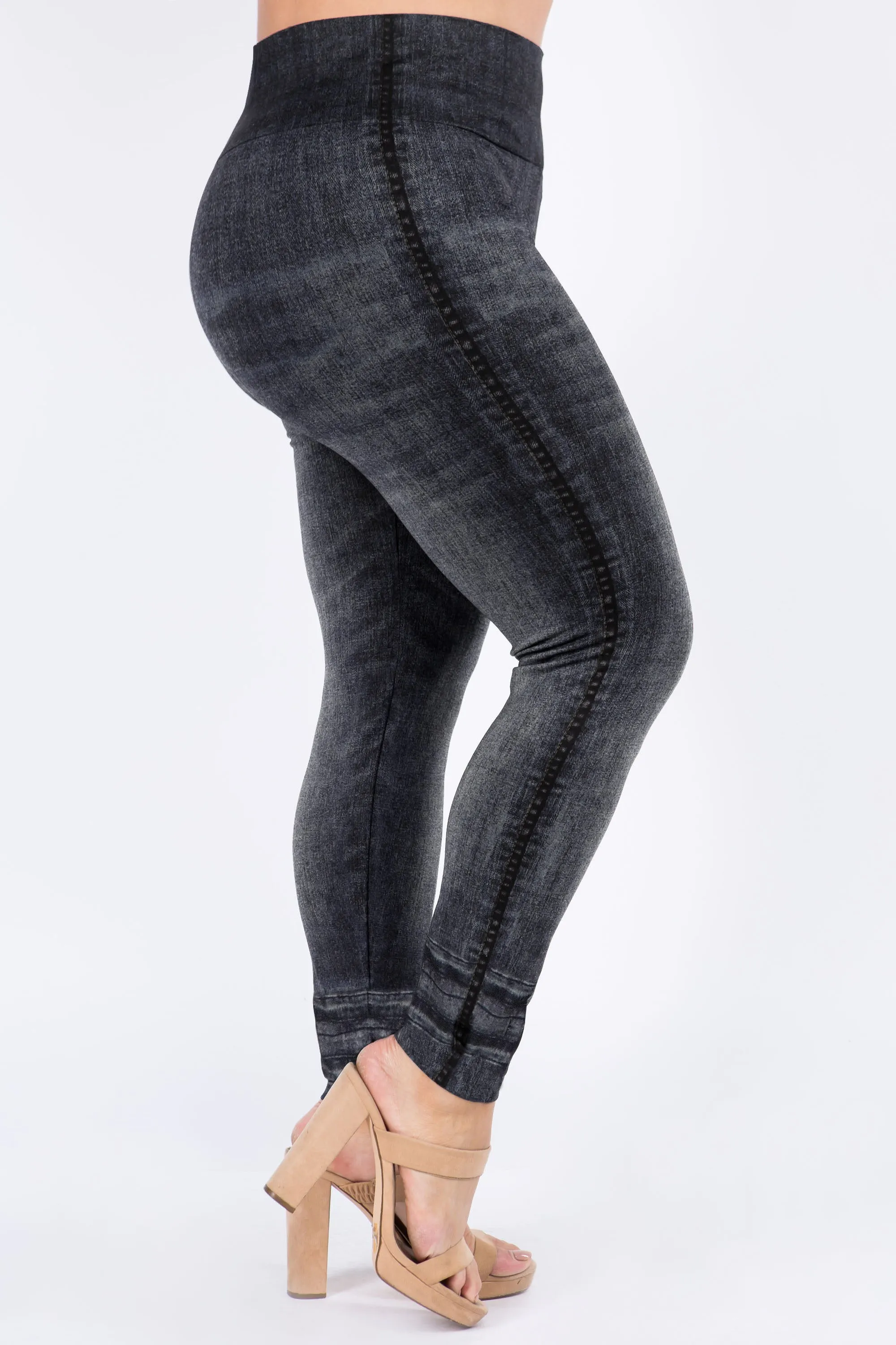 Denim Days Full Length Leggings (Plus Size)