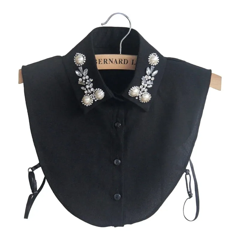 Dickey Detachable Collar Black & White