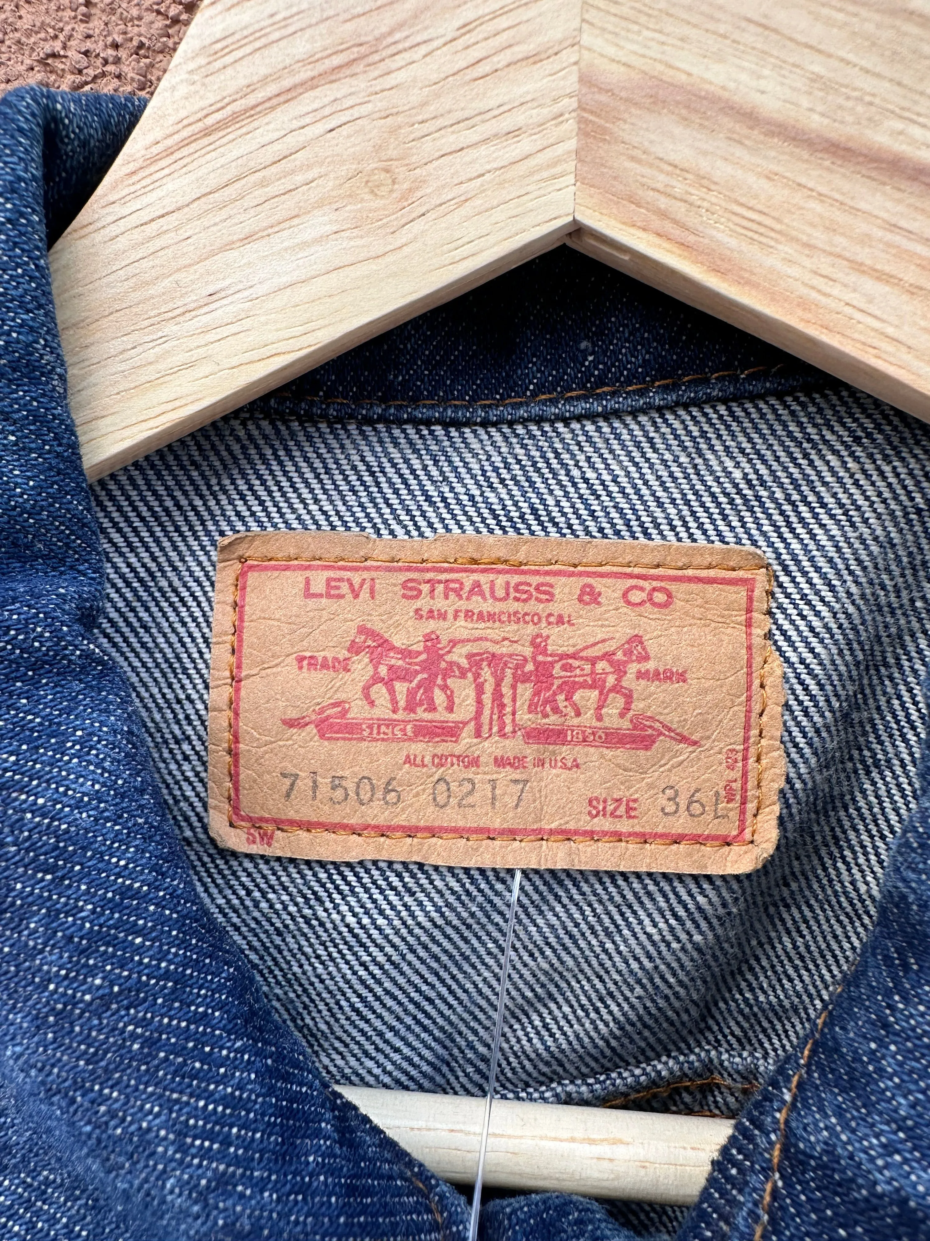 Early 80's Levi's Type III Denim Trucker Jacket - Made in USA