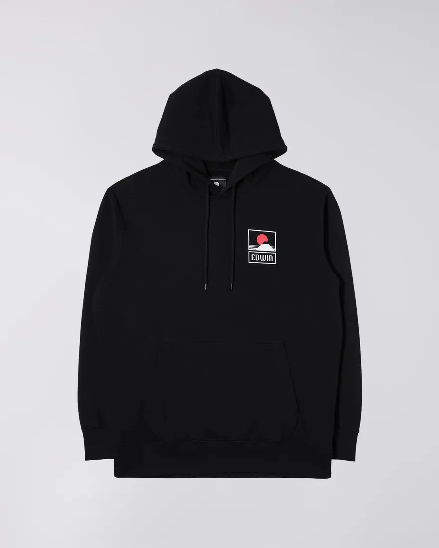 EDWIN - Sunset On Mt Fuji Hoodie Sweat - Dark Navy