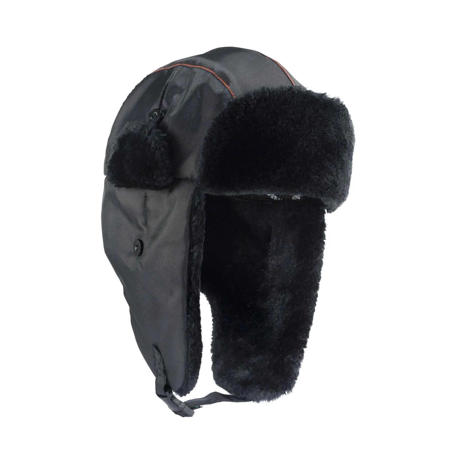 Ergodyne 16843 N-Ferno 6802 Classic Trapper Hat, Small/Medium, Black