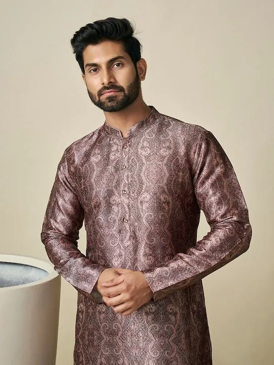 Ethnic Motif Printed Straight Kurta